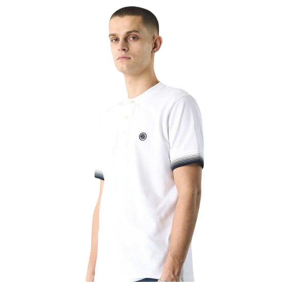 Pretty Green Henley-T-shirt voor heren, reguliere pasvorm (Wit) - Image 3