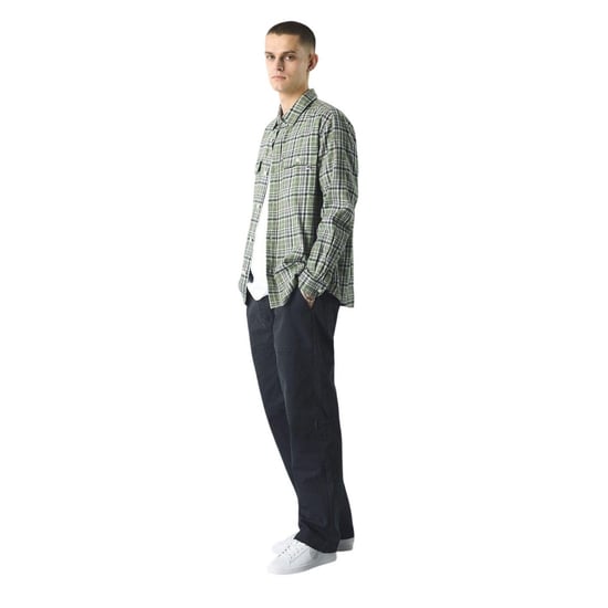 Pretty Green Herenoverhemd met lange mouwen en ruitjespatroon van Thornley (Groen) - Image 1
