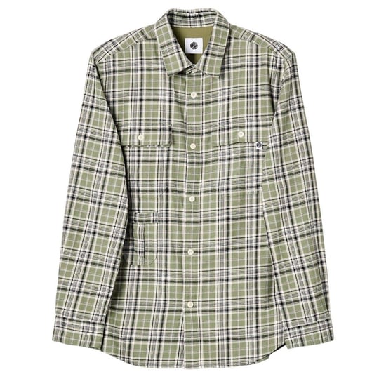 Pretty Green Herenoverhemd met lange mouwen en ruitjespatroon van Thornley (Groen) - Image 2