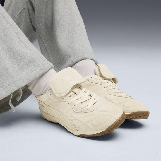 Puma Heren King suède schoenen met ronde neus (Alpenwit) - Image 3