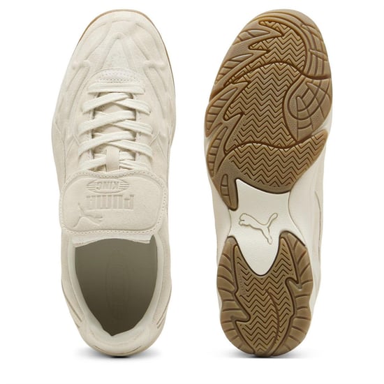 Puma Heren King suède schoenen met ronde neus (Alpenwit) - Image 4