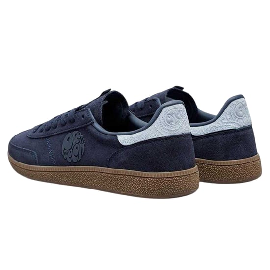 Pretty Green Heren Suède Trainers (Marine) - Image 2