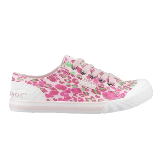 Rocket Dog Dames Jazzin Dierprint Casual Schoenen (Roze/Multi-kleur) - Image 1