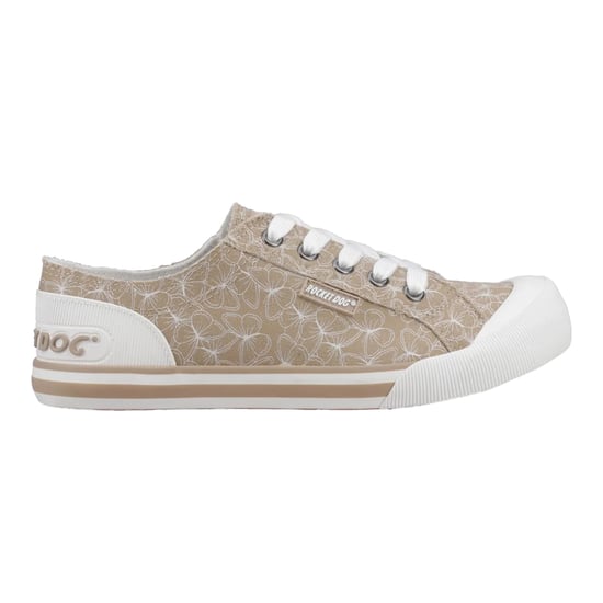 Rocket Dog Dames Jazzin Mariposa Vlinder Casual Schoenen (Tan) - Image 1