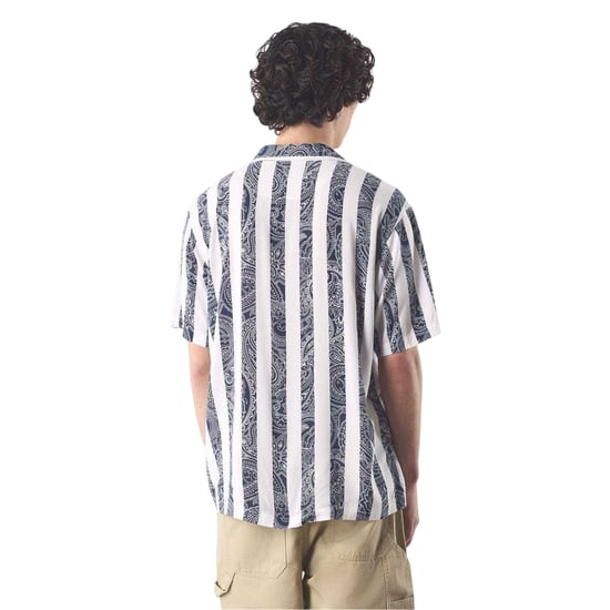 Pretty Green Heren Marshall Regular-overhemd met korte mouwen (Marine) - Image 3