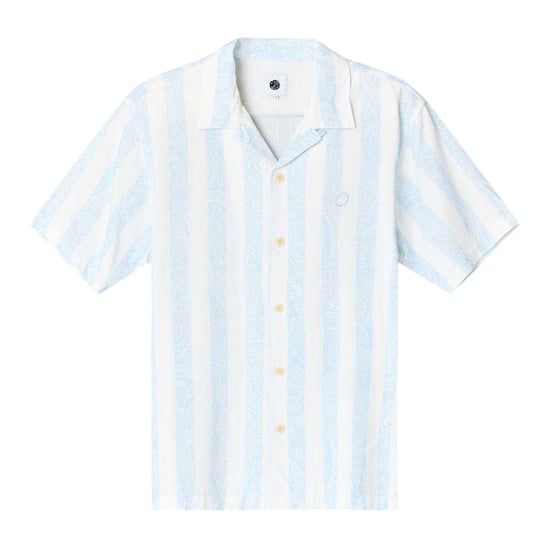 Pretty Green Heren Marshall Regular-overhemd met korte mouwen (Blauw) - Image 2