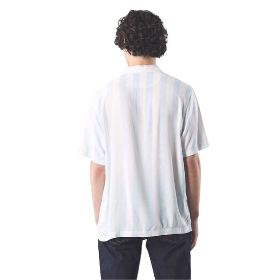 Pretty Green Heren Marshall Regular-overhemd met korte mouwen (Blauw) - Image 3