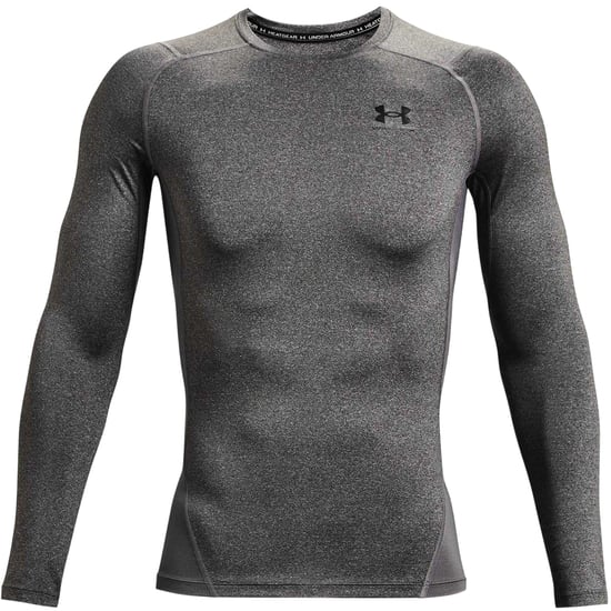 Under Armour HeatGear-basislaagshirt voor heren (Carbon Heather) - Image 2