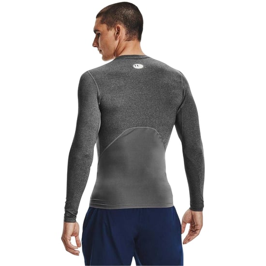 Under Armour HeatGear-basislaagshirt voor heren (Carbon Heather) - Image 3