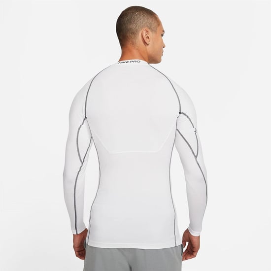 Nike Heren Pro Core T-shirt met lange mouwen (Wit) - Image 2