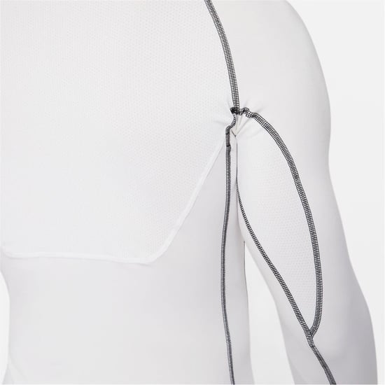 Nike Heren Pro Core T-shirt met lange mouwen (Wit) - Image 5