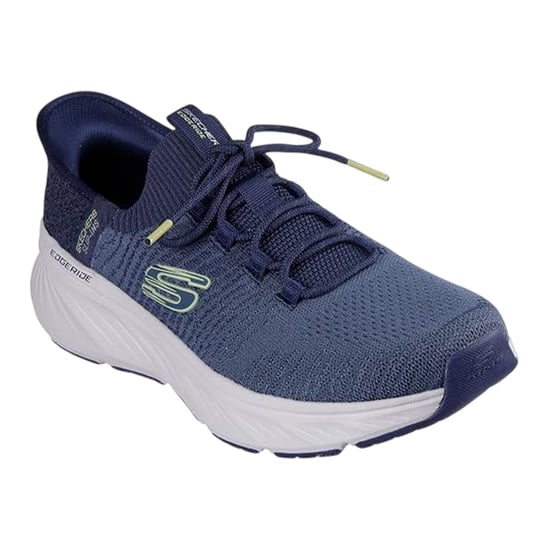 Skechers Gebreide instapsneakers voor heren (Marine) - Image 3