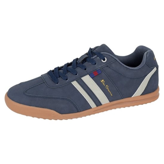 Ben Sherman Heren Feedback Faux Nubuck Sneakers (Marineblauw/Grijs) - Image 2