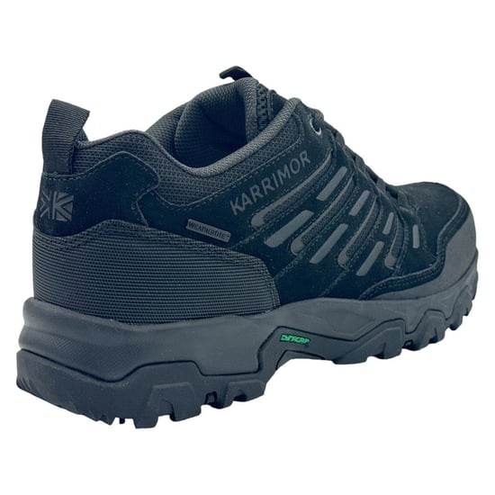 Karrimor Waterdichte lage wandelschoenen van suède voor heren, model Mount (Zwart) - Image 3