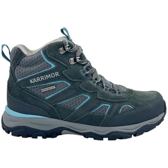 Karrimor Waterdichte wandelschoenen van suède voor dames, model Mount (Grijs/Blauw) - Image 1