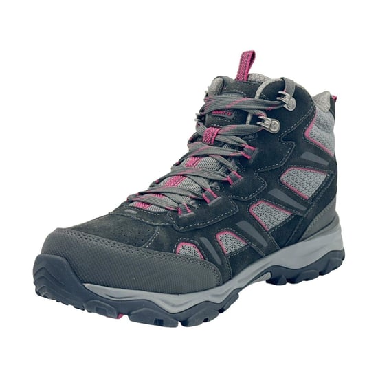 Karrimor Waterdichte wandelschoenen van suède voor dames, model Mount (Zwart/roze) - Image 3
