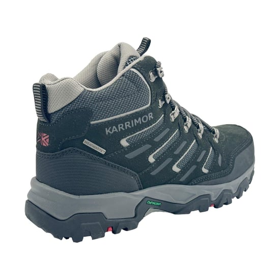 Karrimor Waterdichte wandelschoenen van leer voor heren, model Mount Mid (Zwart/Grijs) - Image 4