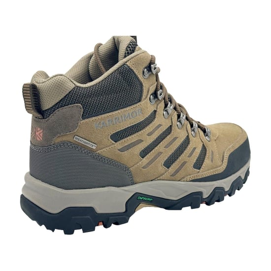 Karrimor Waterdichte wandelschoenen van leer voor heren, model Mount Mid (Taupe) - Image 2