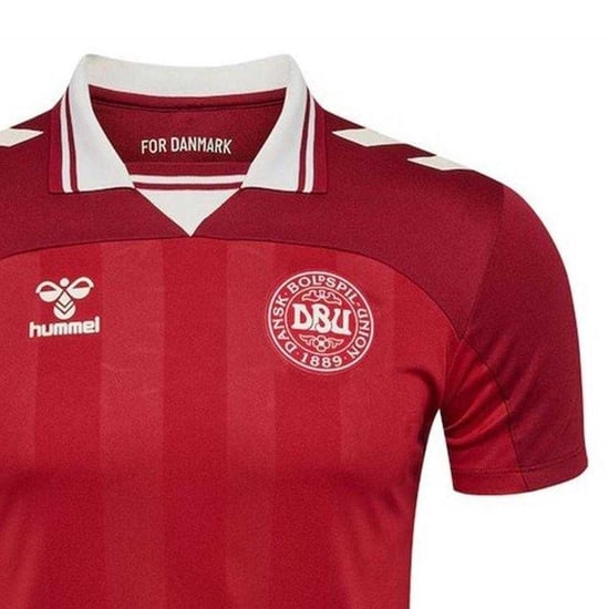 Hummel Herenvoetbalshirt Denemarken 2025 (Rood) - Image 3