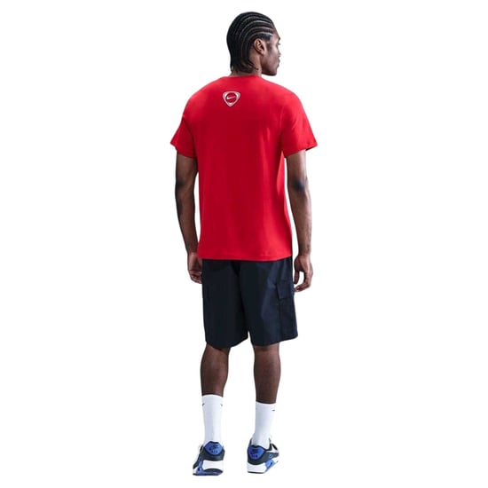 Nike Total 90 T-shirt voor heren (Rood, Wit) - Image 3