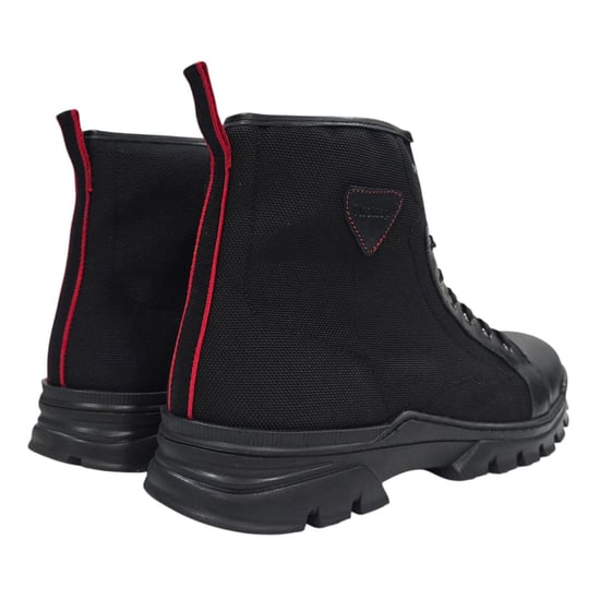 Firetrap Lucas leren gevechtslaarzen voor heren (Zwart) - Image 2