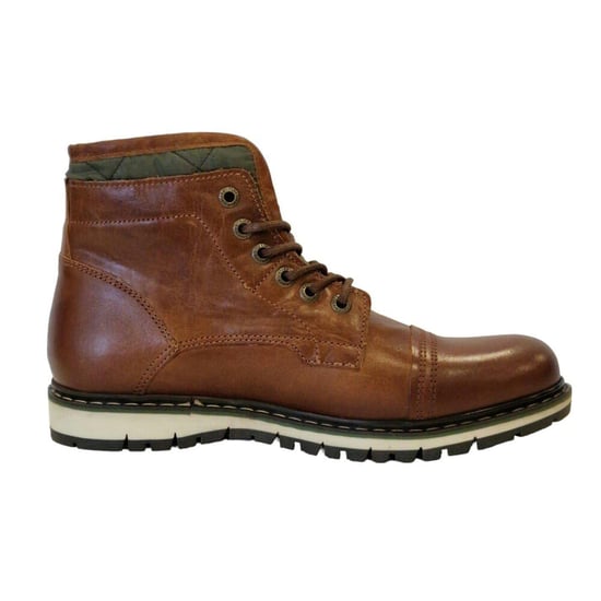 Firetrap Aubin leren enkellaarzen voor heren (Kameel) - Image 1