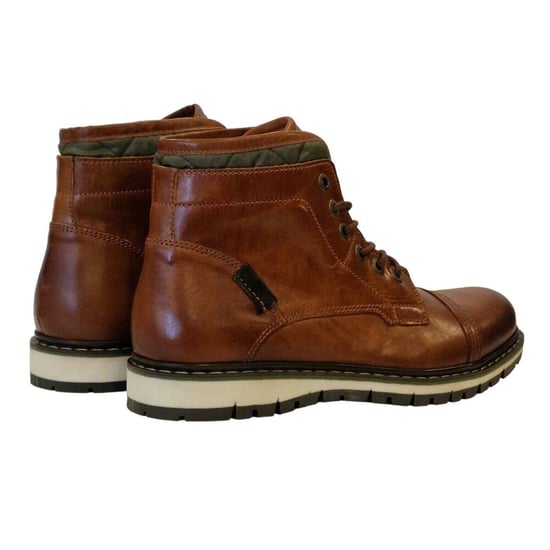 Firetrap Aubin leren enkellaarzen voor heren (Kameel) - Image 2