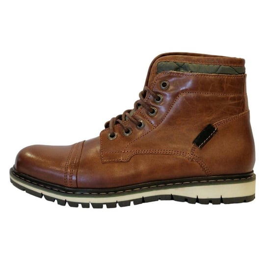 Firetrap Aubin leren enkellaarzen voor heren (Kameel) - Image 3
