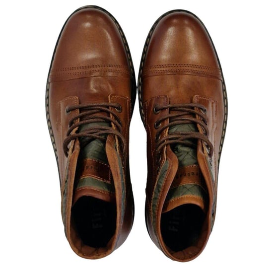 Firetrap Aubin leren enkellaarzen voor heren (Kameel) - Image 4