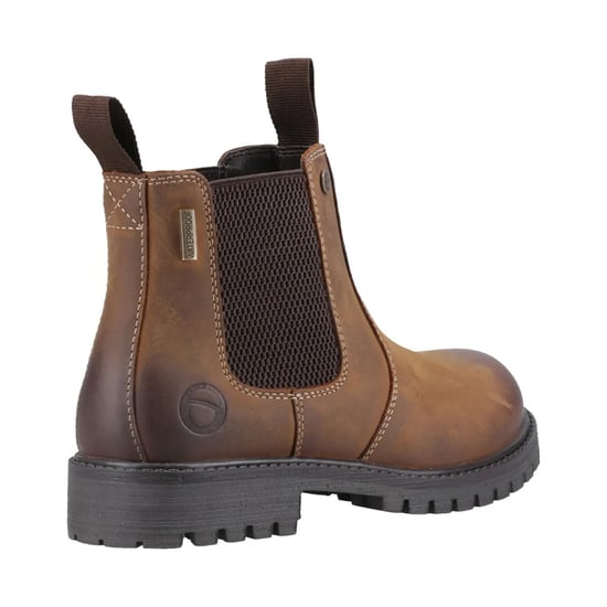 Cotswold Kinderen Aston Volnerf Leren Pull Up Dealer Boots (Tan) - Image 2