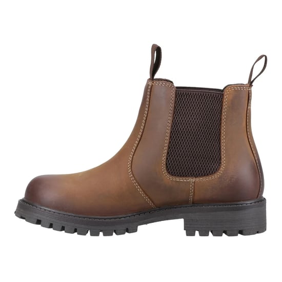 Cotswold Kinderen Aston Volnerf Leren Pull Up Dealer Boots (Tan) - Image 3