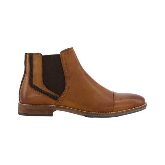 Dune London Chappy leren Chelsea-laarzen voor heren (Tan) - Image 1