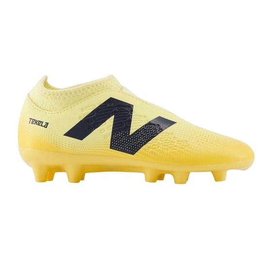 New Balance Tekela V4+ Magique voetbalschoenen voor kinderen, voor harde ondergrond (Oranje/zwart) - Image 1