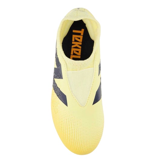 New Balance Tekela V4+ Magique voetbalschoenen voor kinderen, voor harde ondergrond (Oranje/zwart) - Image 3