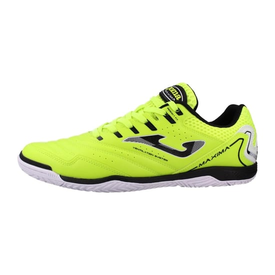 Joma Maxima-zaalvoetbalschoenen voor heren met verstevigde neus (Fluorescerend Geel/Zwart) - Image 3