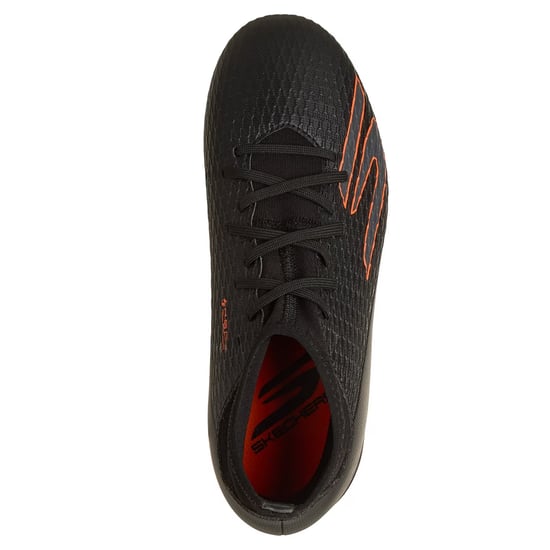 Skechers SKX 2 voetbalschoenen voor kinderen, voor harde ondergrond (Zwart/Oranje) - Image 3