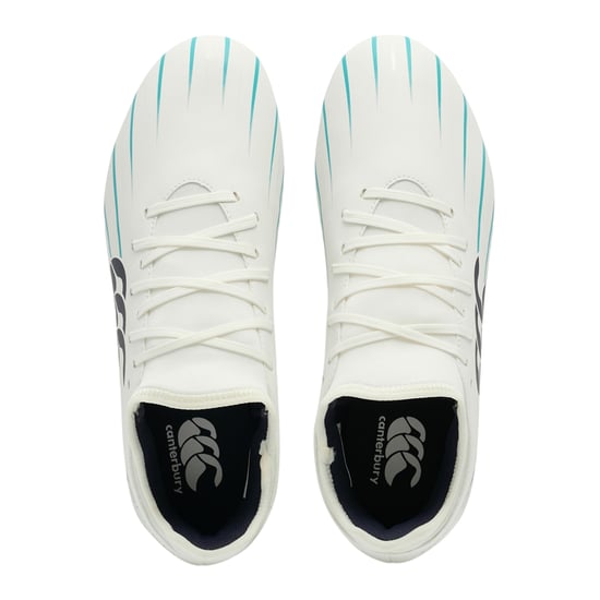 Canterbury Unisex Volwassenen Speed Falcon 2.0 Team Soft Ground Rugby Schoenen (Wit/Groen) - Image 4