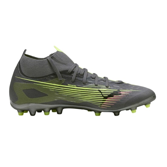 Puma Ultra 5 Match+ voetbalschoenen voor heren, voor harde ondergrond (Gematteerd Zilver) - Image 1