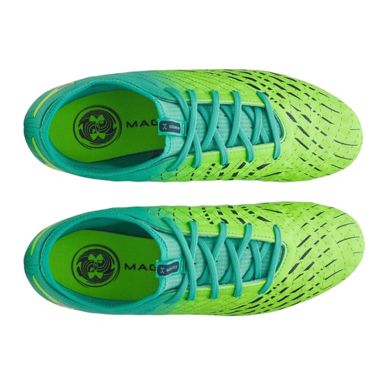 Under Armour Magnetico Elite 5 voetbalschoenen voor heren, voor harde ondergrond (Groen/Turkoois) - Image 3
