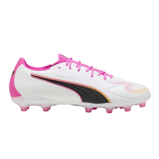 Puma Heren King Match Stevige Grond Voetbalschoenen (Roze) - Image 1