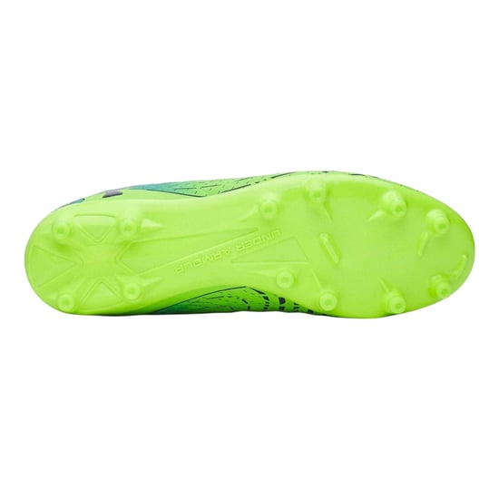 Under Armour Magnetico Elite 5 voetbalschoenen voor heren, voor harde ondergrond (Groen/Turkoois) - Image 4