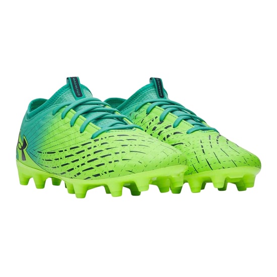 Under Armour Magnetico Elite 5 voetbalschoenen voor heren, voor harde ondergrond (Groen/Turkoois) - Image 5