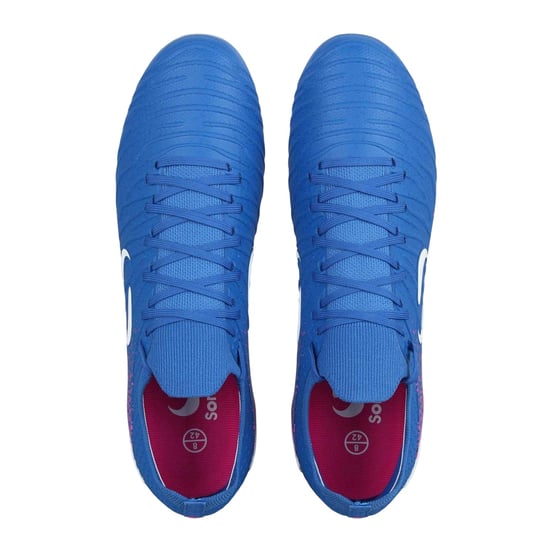 Sondico Voetbalschoenen voor heren met strepen, voor harde ondergrond (Blauw/roze) - Image 3