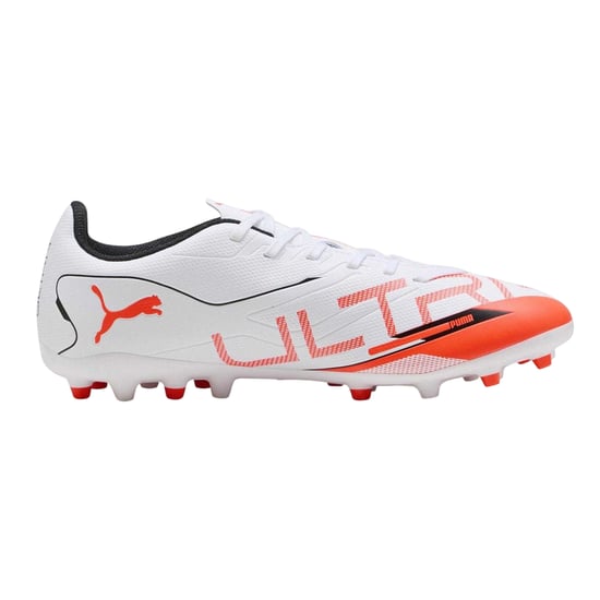 Puma Heren Ultra 5 Play Stevige Grond Voetbalschoenen (Poema Wit) - Image 1
