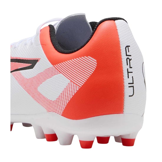 Puma Heren Ultra 5 Play Stevige Grond Voetbalschoenen (Poema Wit) - Image 2