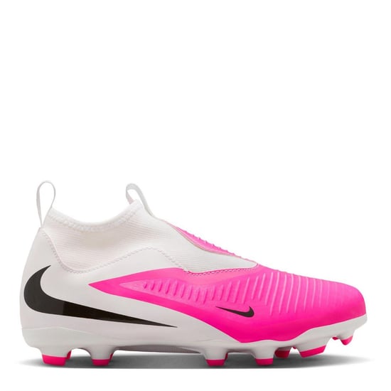 Nike Voetbalschoenen voor kinderen/jeugd – Academy-serie voor harde ondergrond (Wit/Roze) - Image 1