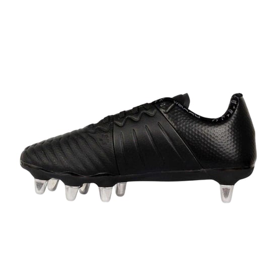 KooGa Mens Power SG leren rugbyschoenen (Zwart, Wit) - Image 3