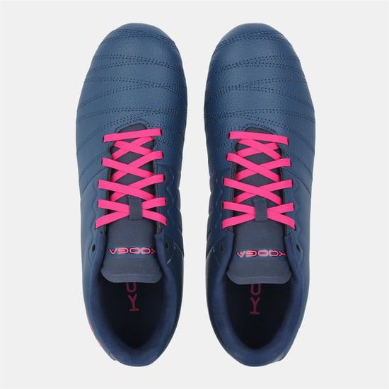 KooGa Mens Power SG leren rugbyschoenen (Marine / Roze) - Image 4