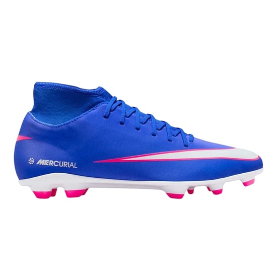 Nike Unisex Mercurial Superfly 10 voetbalschoenen voor volwassenen, voor harde ondergrond (Blauw/Wit/Roze) - Image 1