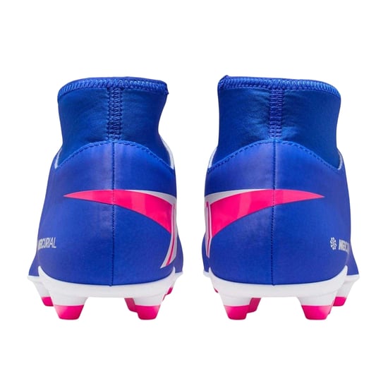 Nike Unisex Mercurial Superfly 10 voetbalschoenen voor volwassenen, voor harde ondergrond (Blauw/Wit/Roze) - Image 2